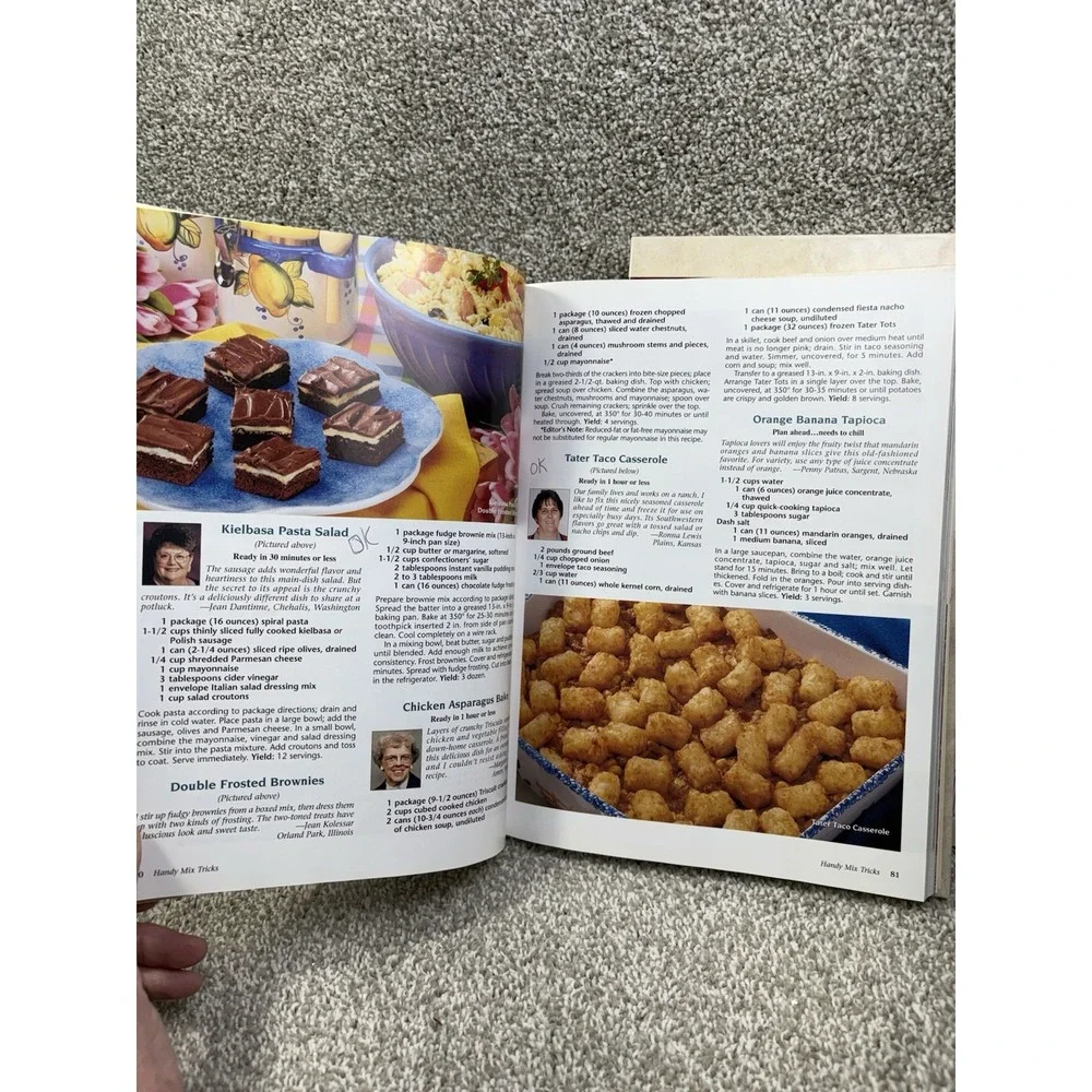 Taste Of Home Quick Cooking Cookbook Lot 2003 - 2005 Hardcover‎ Set